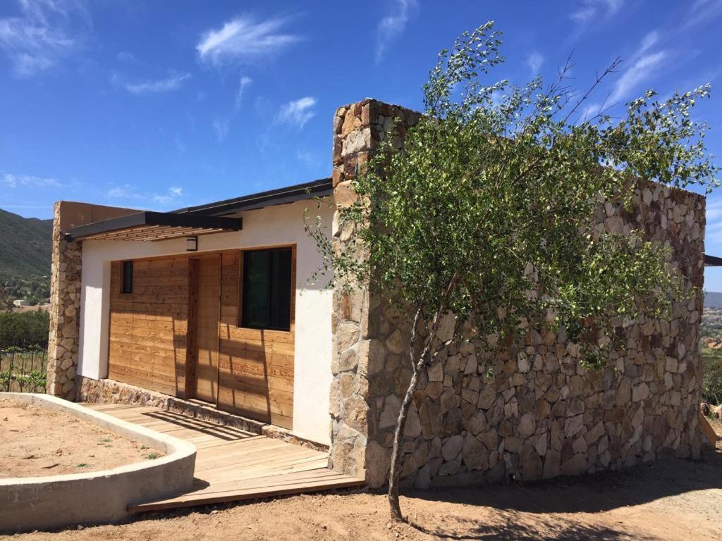 Chalet Nativo - Fabulous Terrace & Vineyard Apartment Valle de Guadalupe Luaran gambar